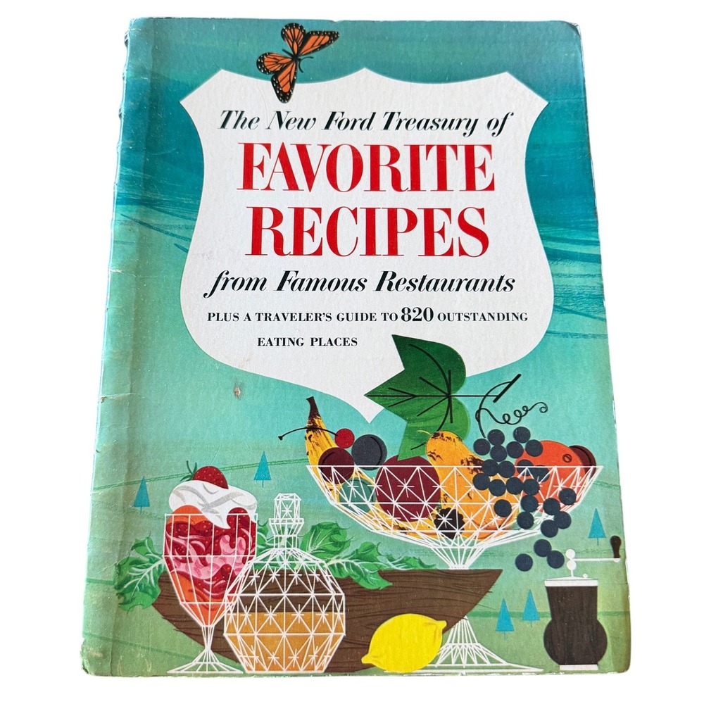 The New Ford Treasury of Favorite Recipes Cookbook Golden Press 1963 recipes